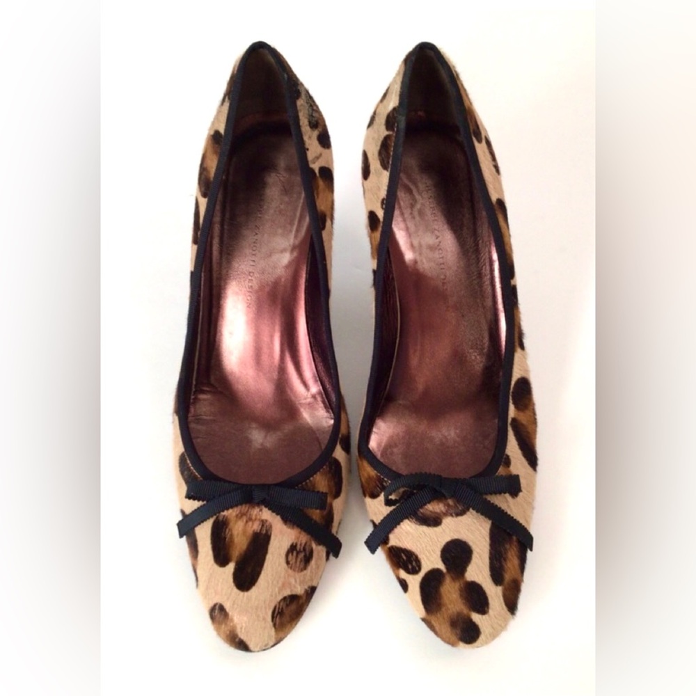 Giuseppe Zanotti Designer by VICINI Haircalf  Heels Shoes Size 38